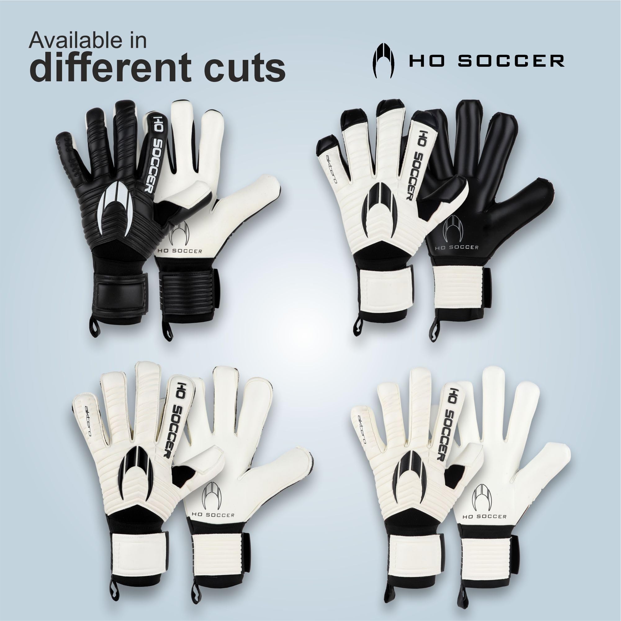 HO Soccer Aktero Adhesion Guantes de Portero, Unisex Adulto