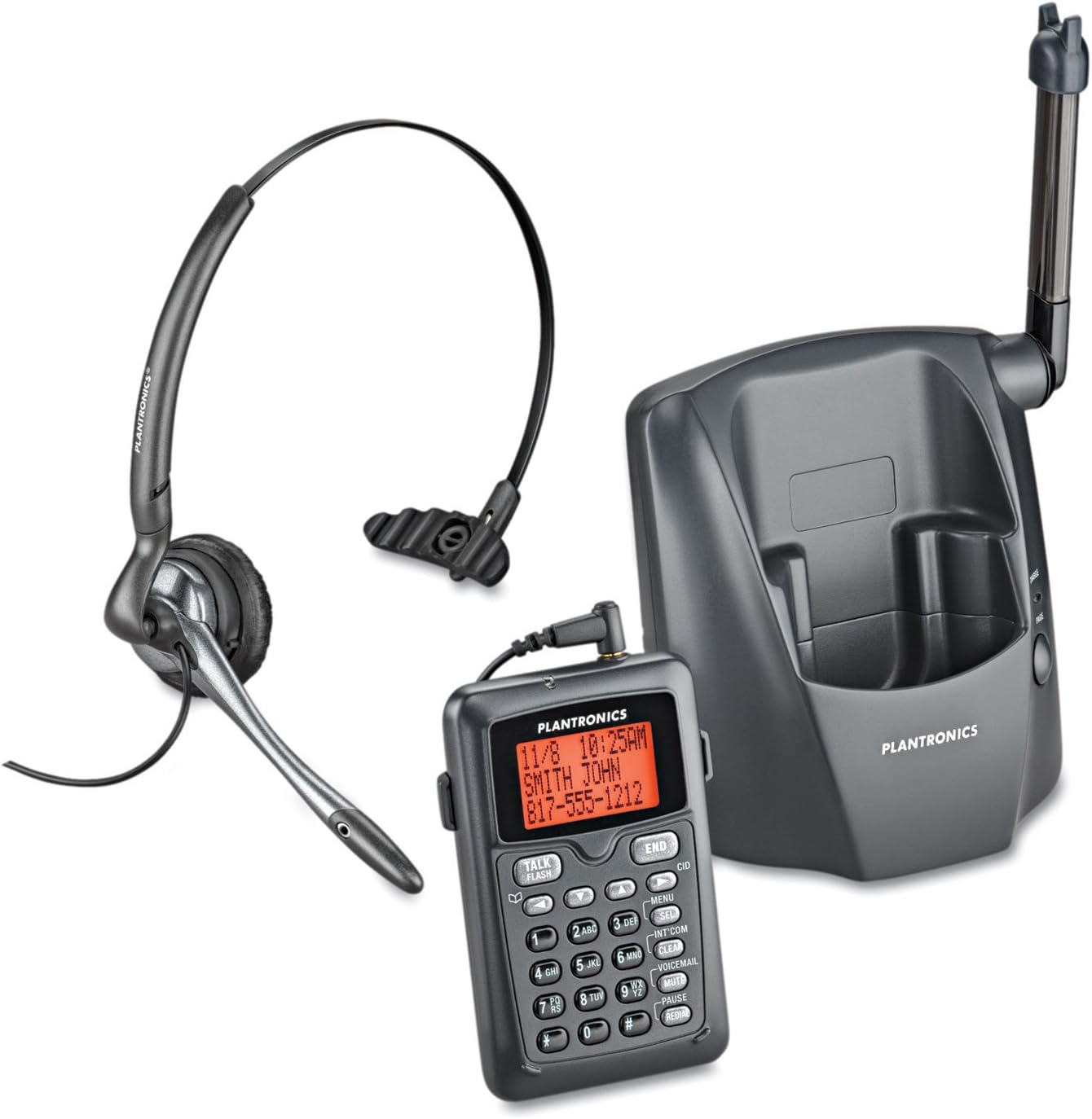 Plantronics - Cordless DECT Headset Telephone CT14 (Poly)