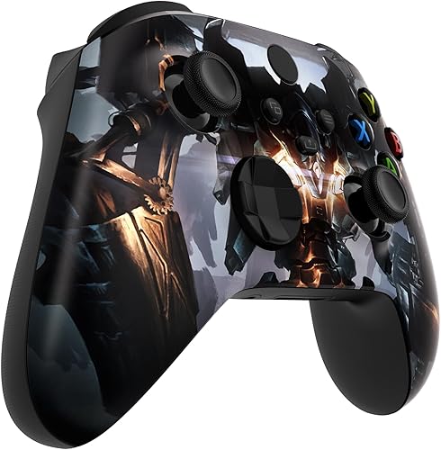 Miniatura 6 de eXtremeRate Carcasa de repuesto para controlador Xbox Series X y S - Da rienda suelta a tu estilo - Cubierta frontal blindada Mercenary