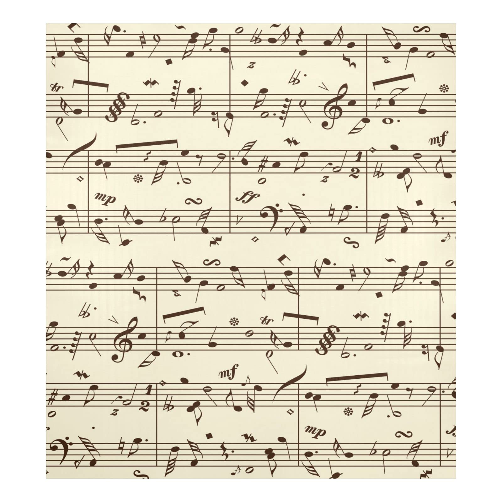 Copertura magnetica per lavastoviglie, motivo musicale, riutilizzabile, per pannello porta anteriore, decorazione cucina, lavastoviglie, per frigorifero, microonde, vacanze, 58,4 x 66 cm