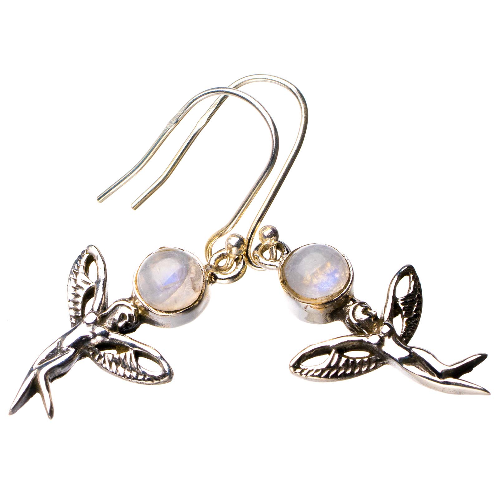 Boucles d'oreilles pierre de lune naturelle pour un style boho chic