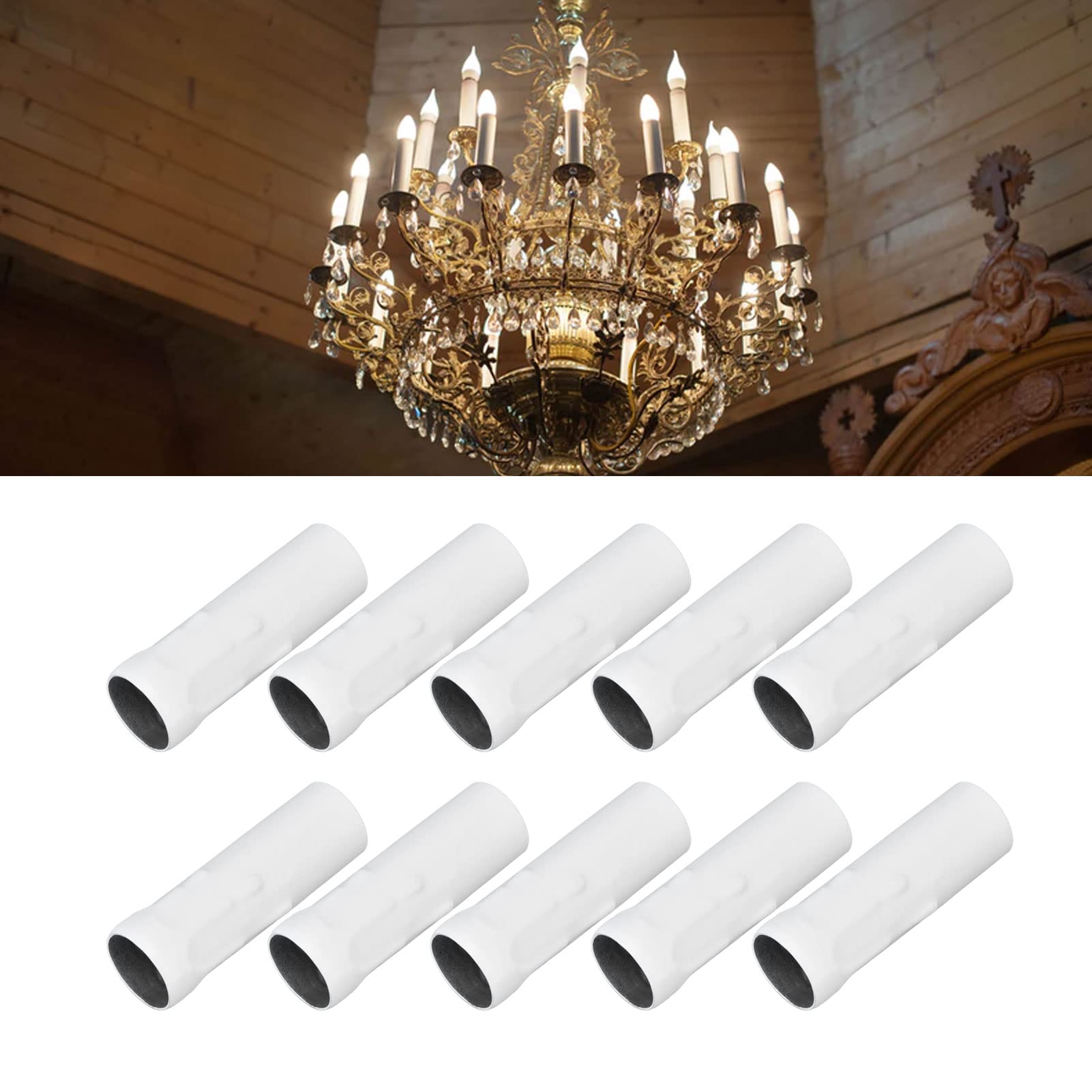 AYNEFY 10 Pcs E14 Métal Tube Tête De Lampe Boîtier Fer Lumière Socket AYNEFY 10 Pcs E14 Métal Tube Tête De Lampe Boîtier Fer Lumière Socket