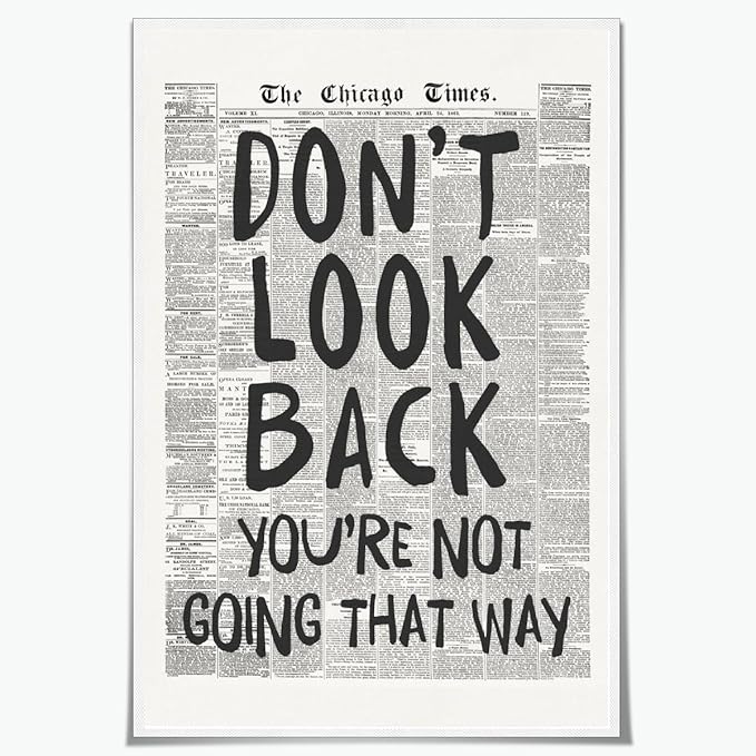 Raimundo Rodrigues Pereira, fundador del periódico Movimiento, fallece 7 7111TFMLzCL. AC SX679 Retro Black and White Newspaper Wall Art Dont Look Back Youre Not Going That Way Positive Canvas Print Trendy Apartment Aesthetic Poster Affirmation Painting For Bedroom Decor 12x18inch Unframed