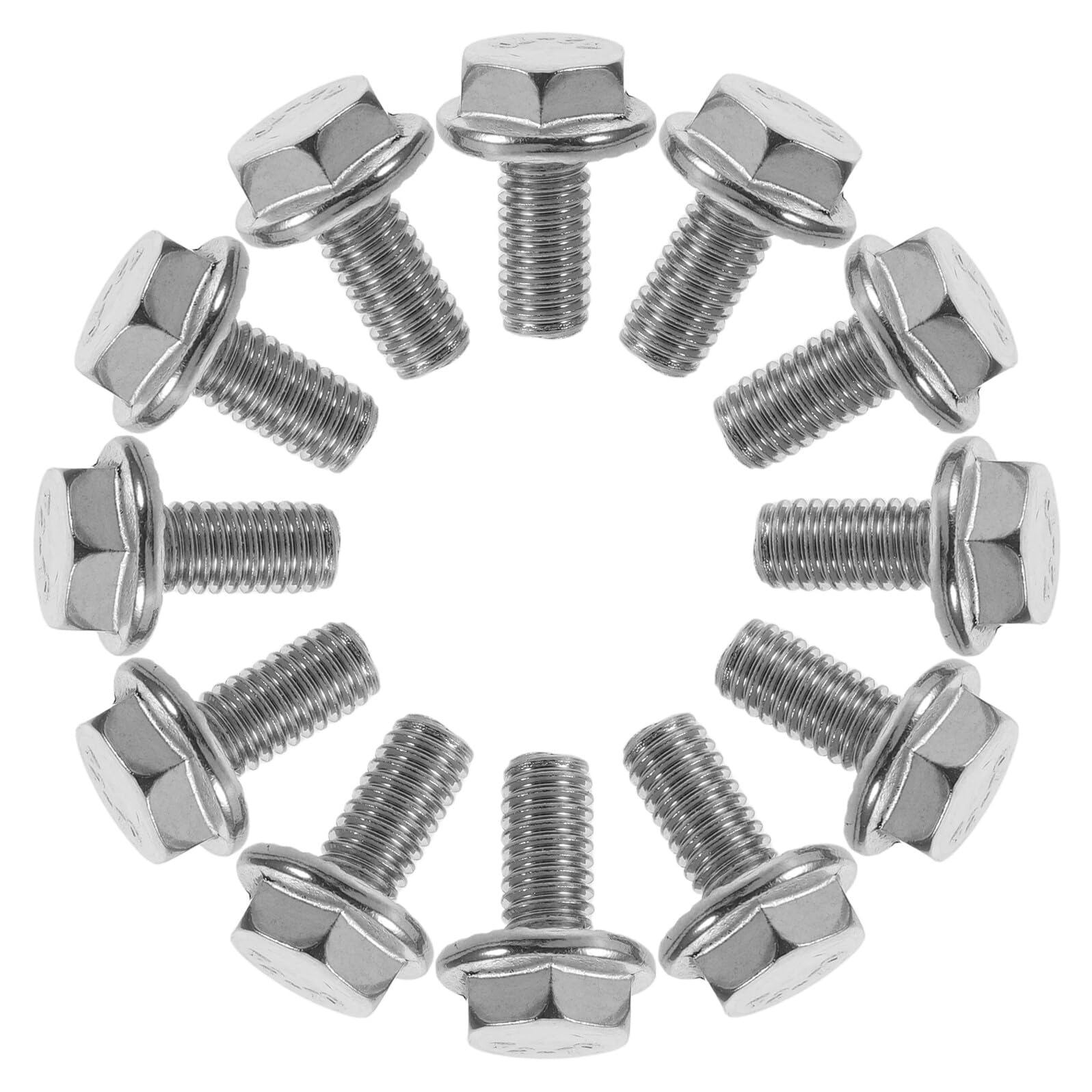 Tornillos antirrobo para matrícula Mikikit M6x12 de aleación resistente 8