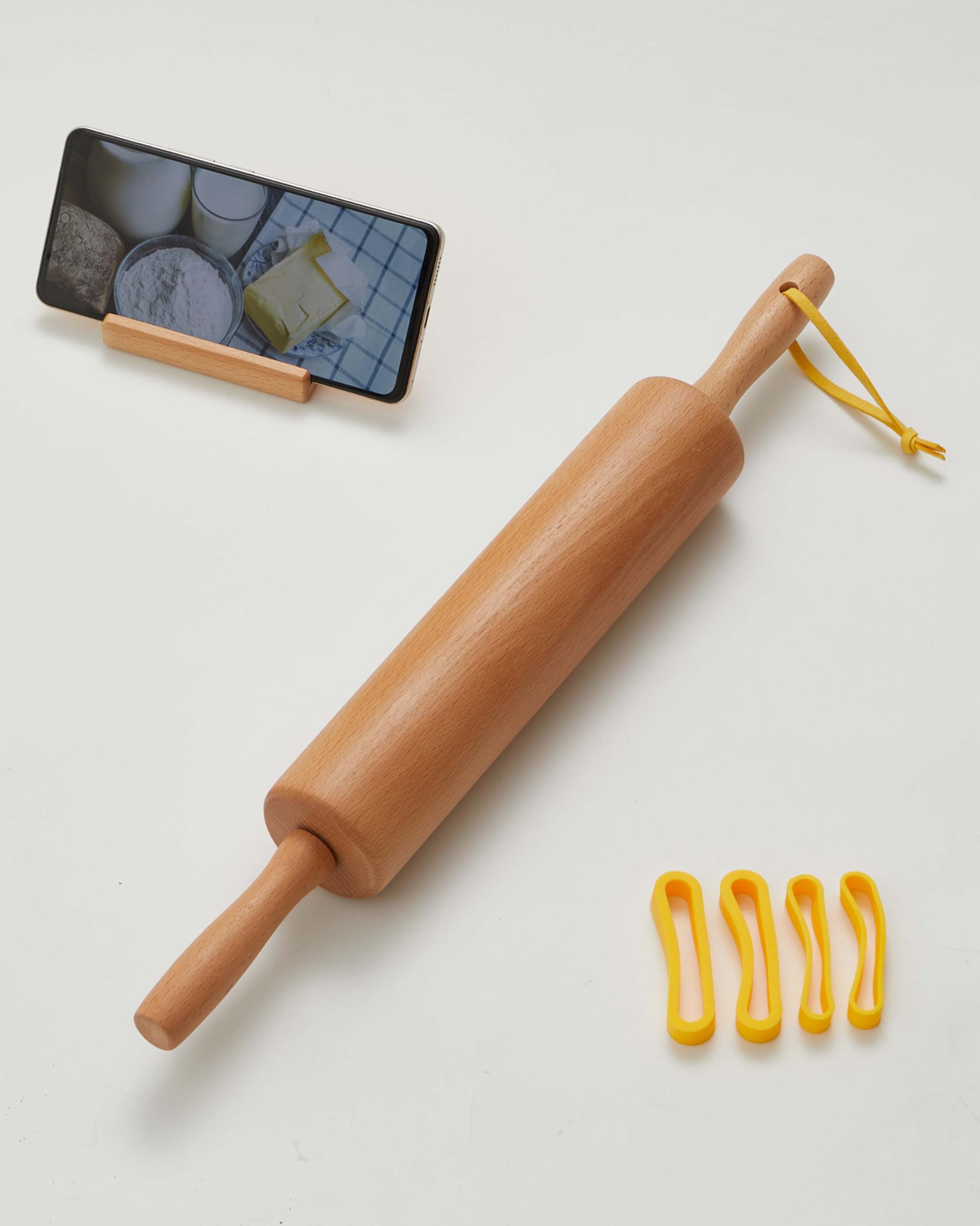 Rodillo de madera para repostería y repostería