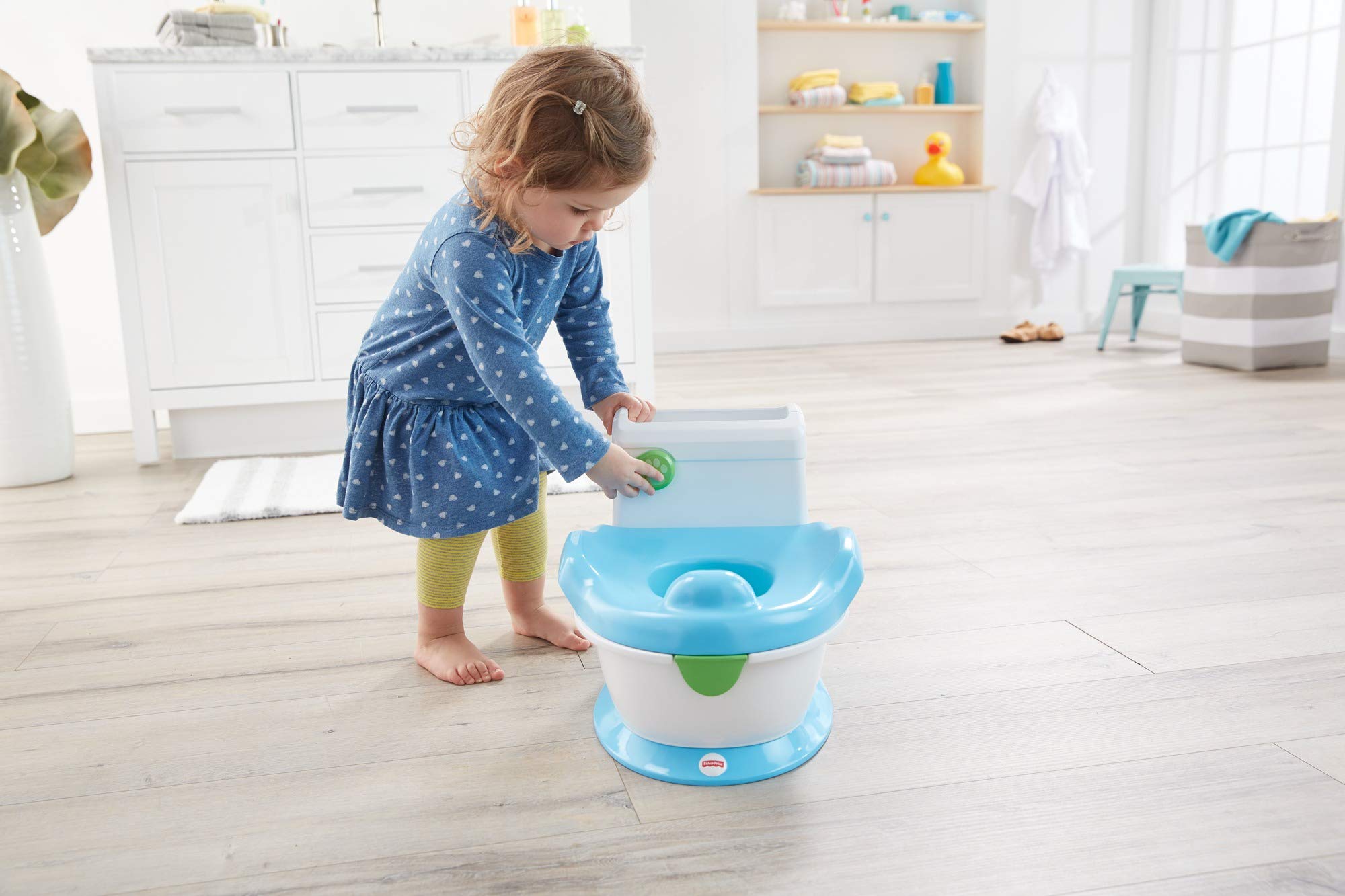 Fisher-Price Orinal aprende con Perrito, orinal bebé +1 año (Mattel FRG80)