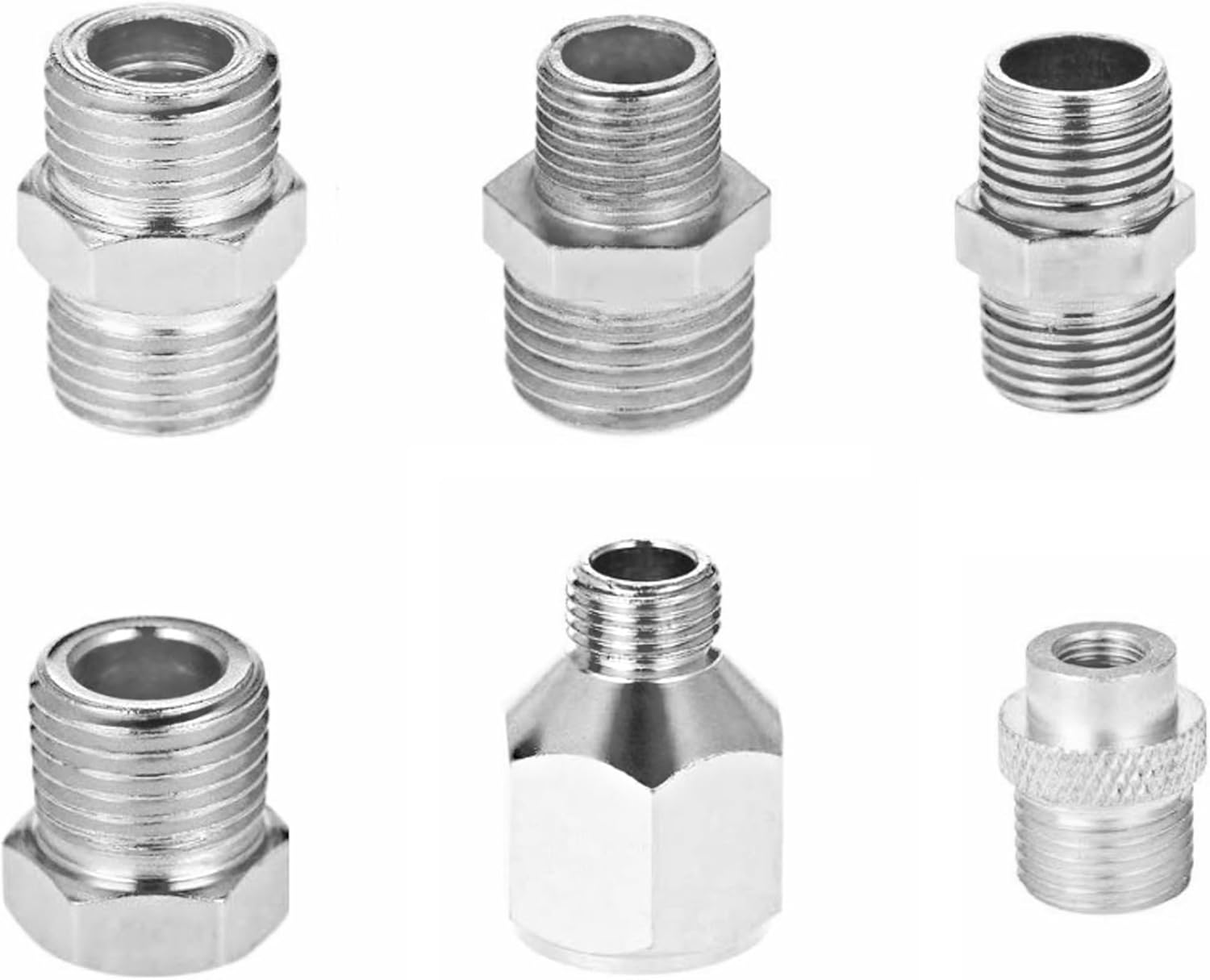 Amazon.com: 6 PCS Airbrush Adapter Fitting Connector Hose Adapter for ...