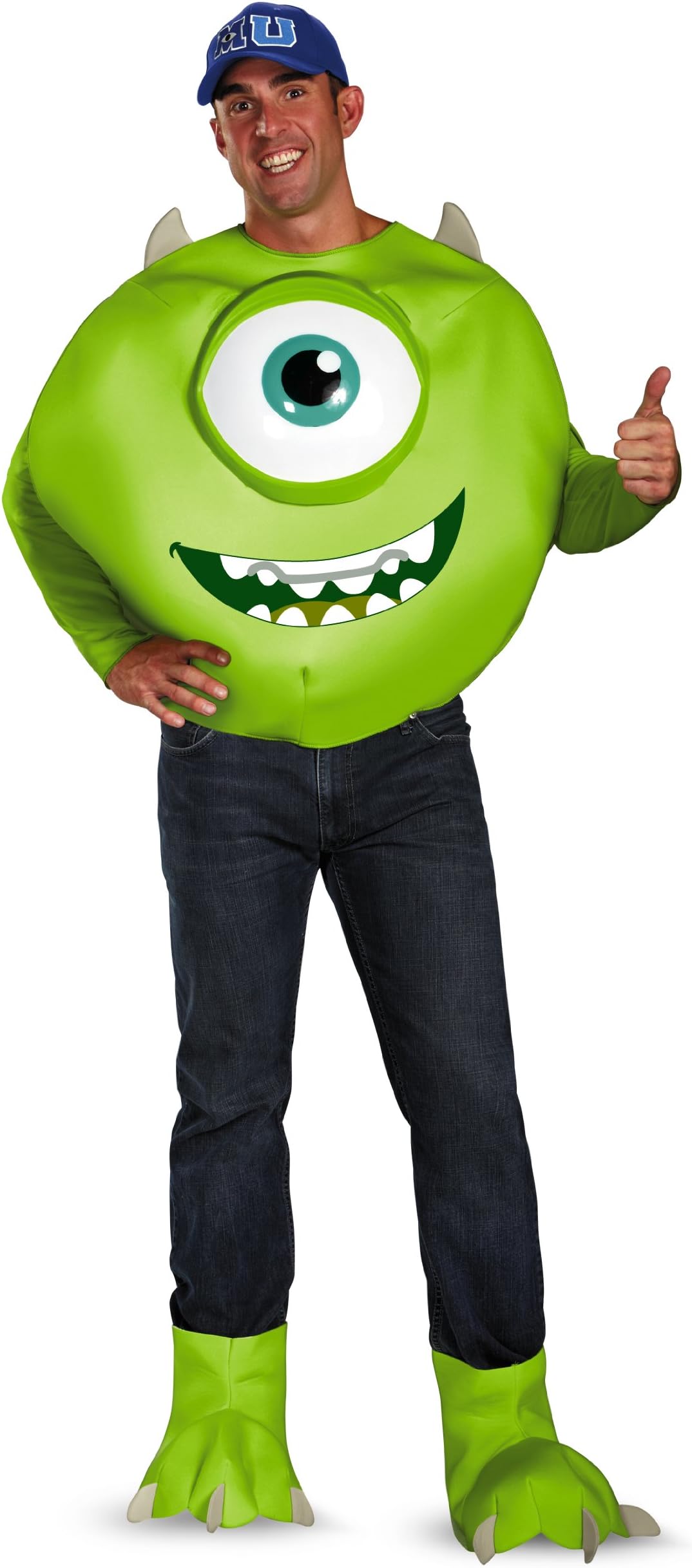 Disney Disguise Herren Pixar Monster University Mike Deluxe Kostüm