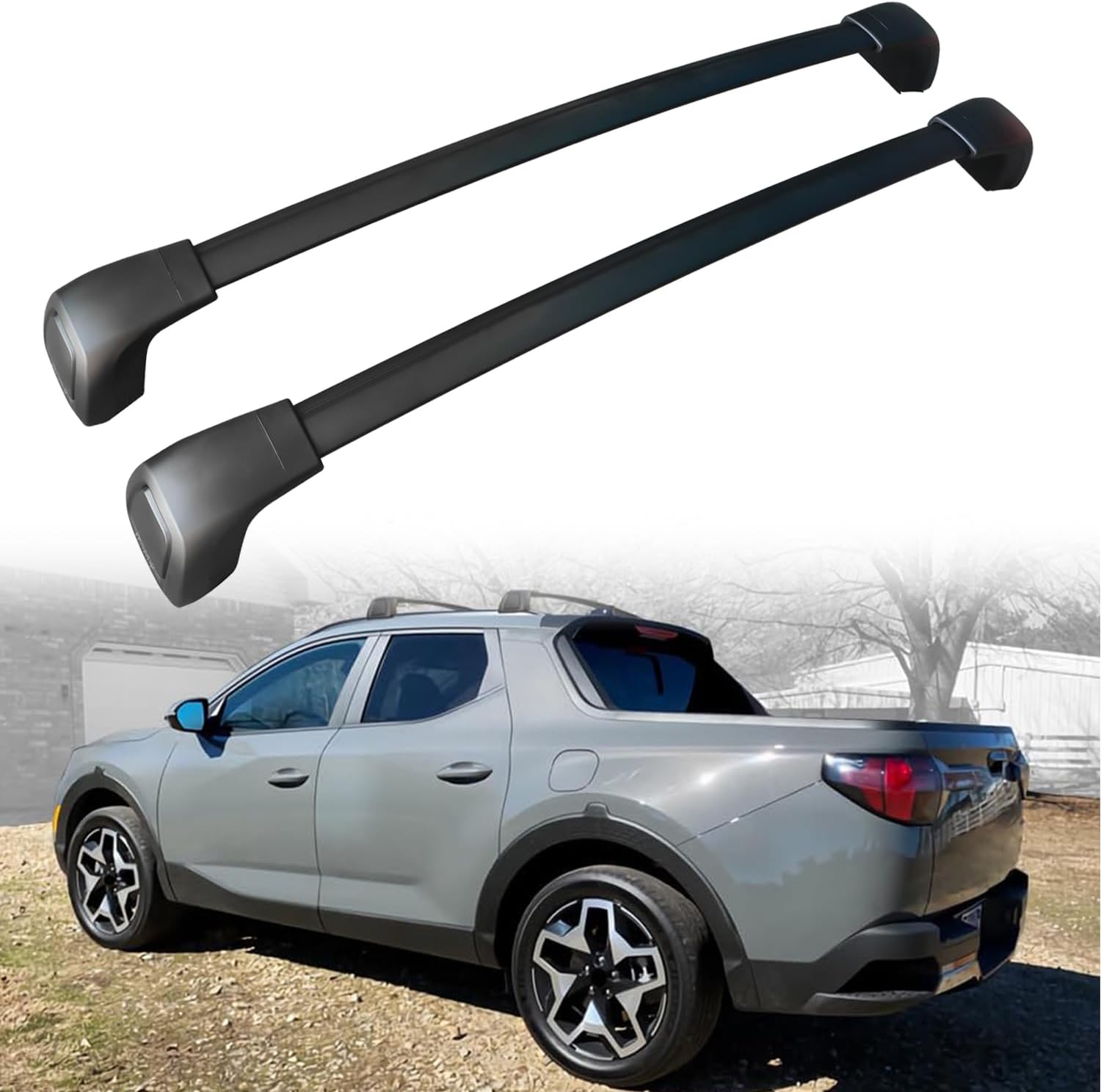 Amazon.com: Roof Rack Cross Bars Compatible with 2021-2024 Hyundai ...