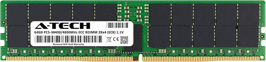 普*す様 高性能64GB DDR5 4800MT/s ECC RDIMMメモリー Kingston サーバーメモリ：DDR5 4800MT/s ECC Registered DIMM
