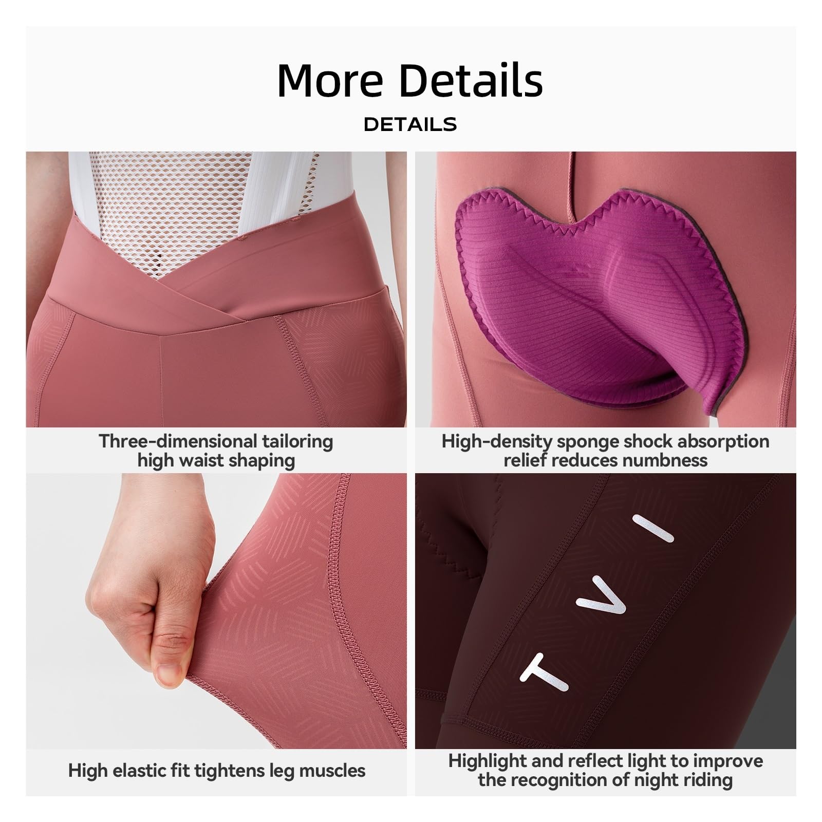 Culote Largo Ciclismo Culotte de Ciclismo for Mujer, Ropa, Pantalones Acolchados for Montar en Bicicleta, Culotte Verano for Carretera Culote con Tirante