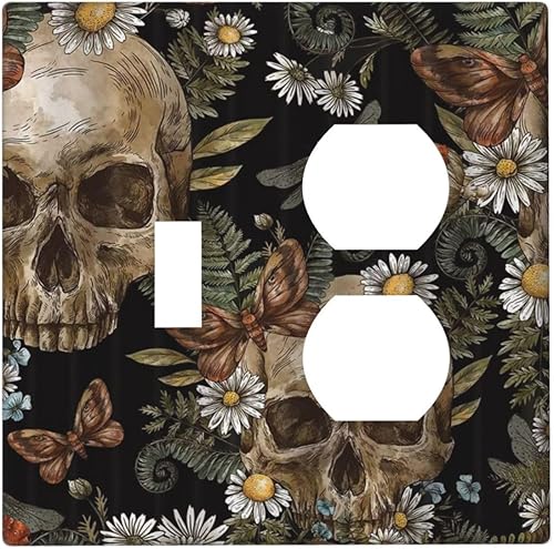 Miniatura 32 de Cubiertas de Interruptor de Luz de 1 Gang Medieval Abstracto Moderno Luna Estrellado Gran Ola Toggle Simple Placa de Pared Cubierta Decorativa de