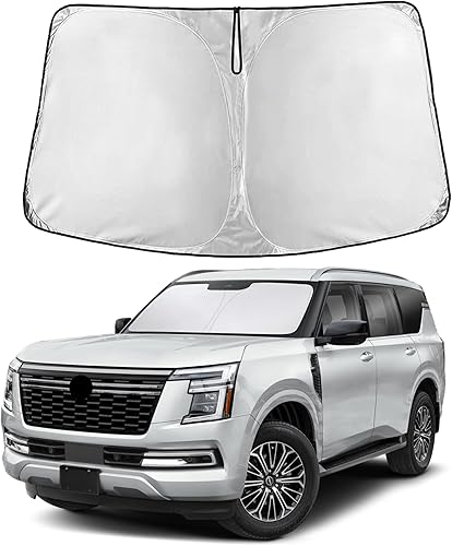 Miniatura 160 de EcoNour Parasol para Subaru Crosstrek 2013-2015 2016 2017, visera solar para parabrisas delantero y ventana, bloqueador de calor UV y protector