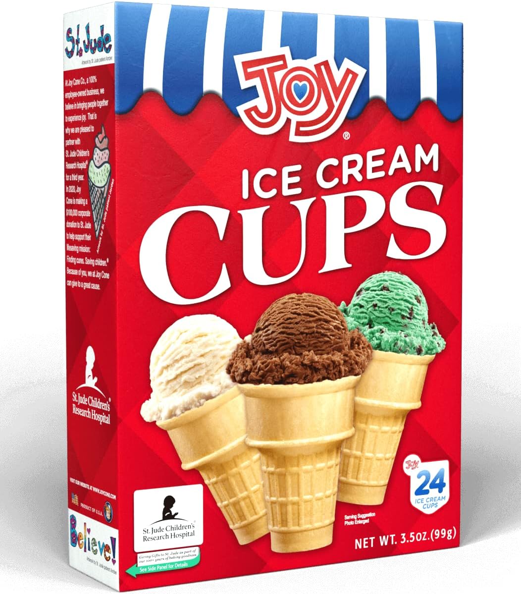 Joy Cone Lot de 24 moules à gâteau 99 g Amazon.ca Épicerie et