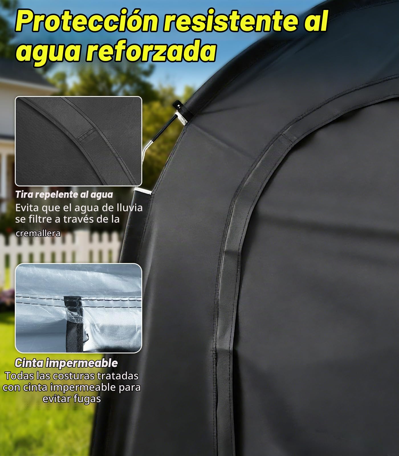 Housolution Fundas de Bicicleta para 5 Bici con Ventana Ventilada