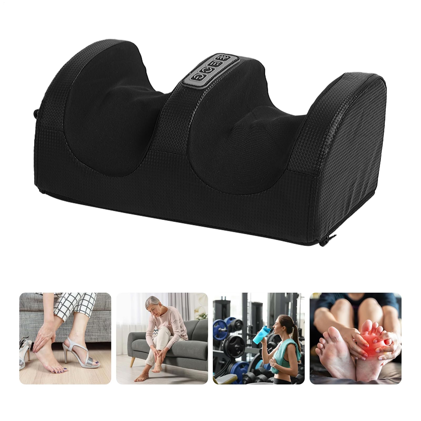 Masajeadores Eléctricos De Pies Técnica de Amasado Profundo con Masajeador | Dispositivo De Spa Con Modos Múltiples Para Cuidado Corporal De Hombres Y Mujeres En Casa Y Oficina