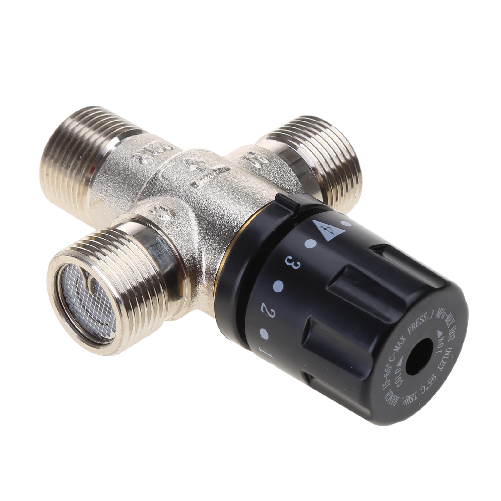 Miscelazione termostatica per 3/4 "DN20 Riscaldatore solare Termostato TMV Miscelazione termostatica per tubo per igrometro con sonda