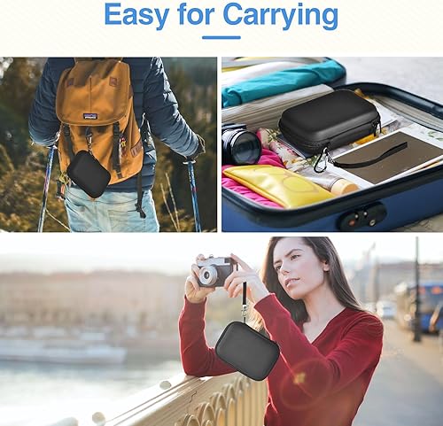 Miniatura 7 de EMART Funda para cámara digital, bolsa pequeña para cámara Canon PowerShot ELPH 180 190Sony DSCW800 830VAHOIALDCAMKORYKodak Pixpro, funda de