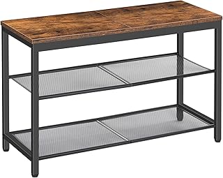 28 Entrance Shoe Storage Ideas For A Clean, Welcoming Entryway 84 HOOBRO Shoe Bench, 3-Tier Shoe Rack, Industrial Shoe Organizer Storage B...