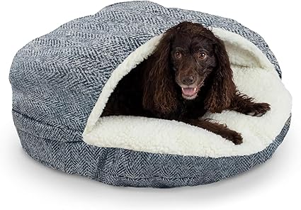 Snoozer Luxury Microsuede Cozy Cave Pet Bed