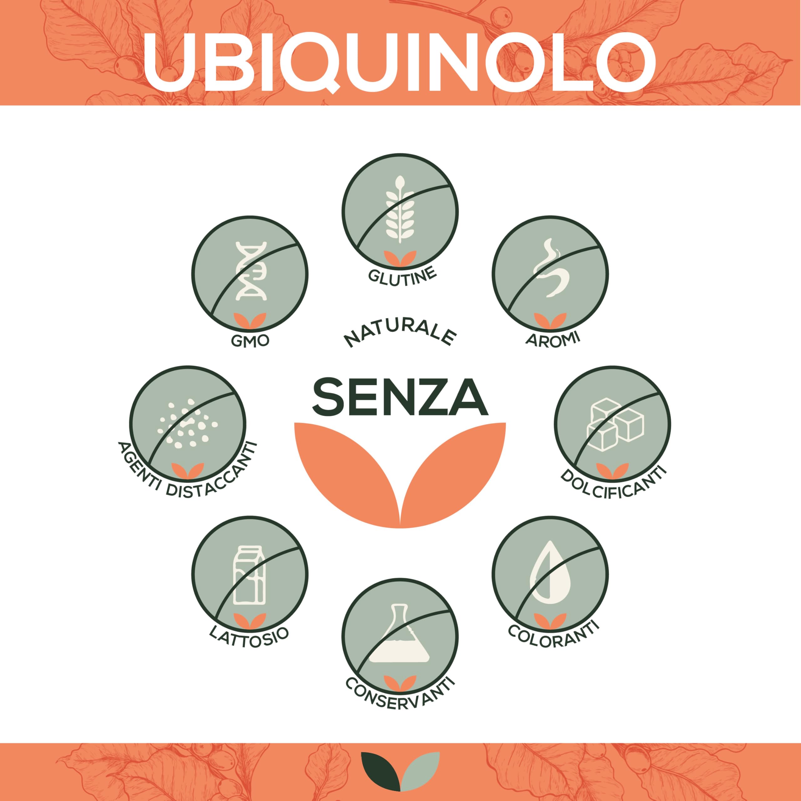 Ubiquinolo 200 mg | 60 capsule | Coenzima Q10 bioattivo | vegano | Imballaggio in carta ecologica al 100%