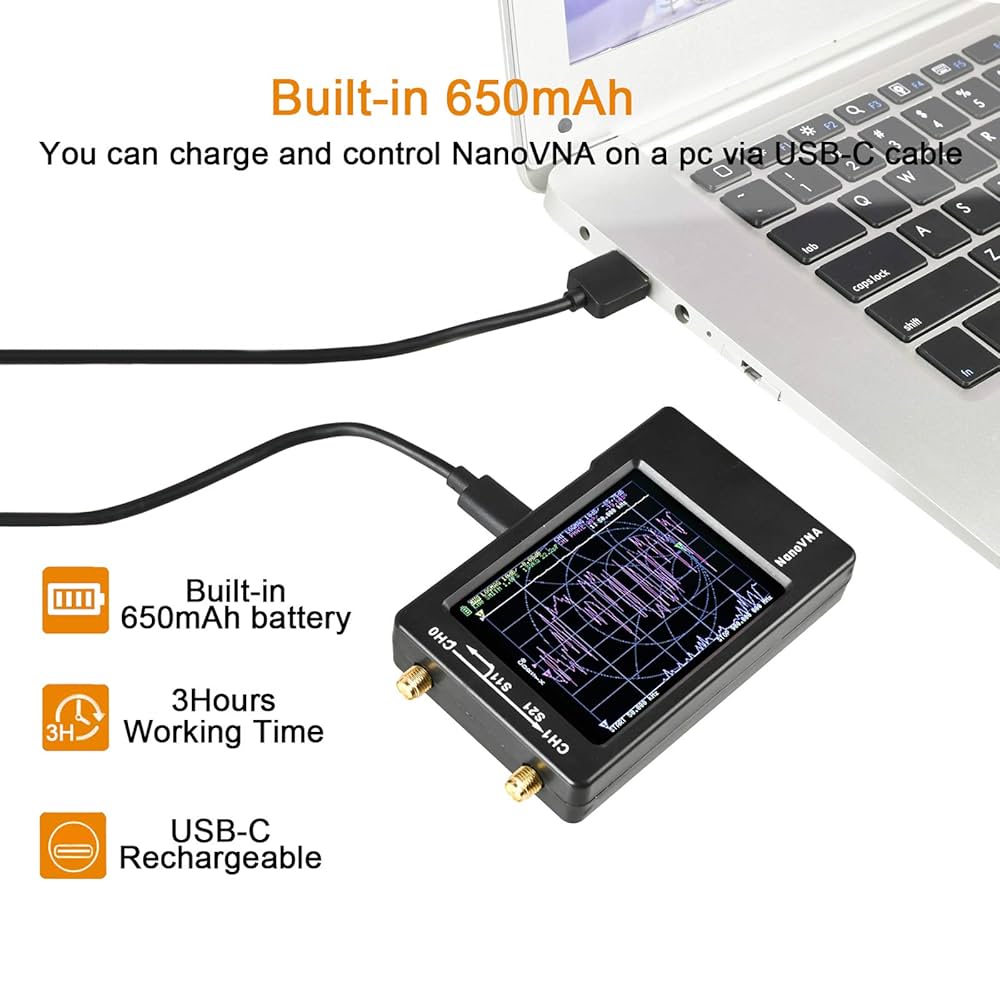 NanoVNA-H ベクトルネットワークアナライザー Amazon.co.jp: Dearsee NanoVNA-H 50KHz-1.5GHz アンテナネット