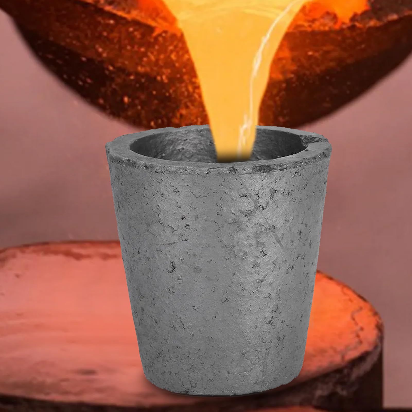Creuset de fusion du métal – Moule d'affinage pour garage, forgeron, atelier, bijouterie, arrière-cour