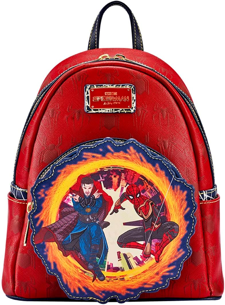 FunkoLoungefly Backpack Marvel - Spider-Man Portal - Backpack - Spider-man - Cute Collectable Bag - Gift Idea - Official Merchandise - for Boys, Girls Men and Women - Movies Fans