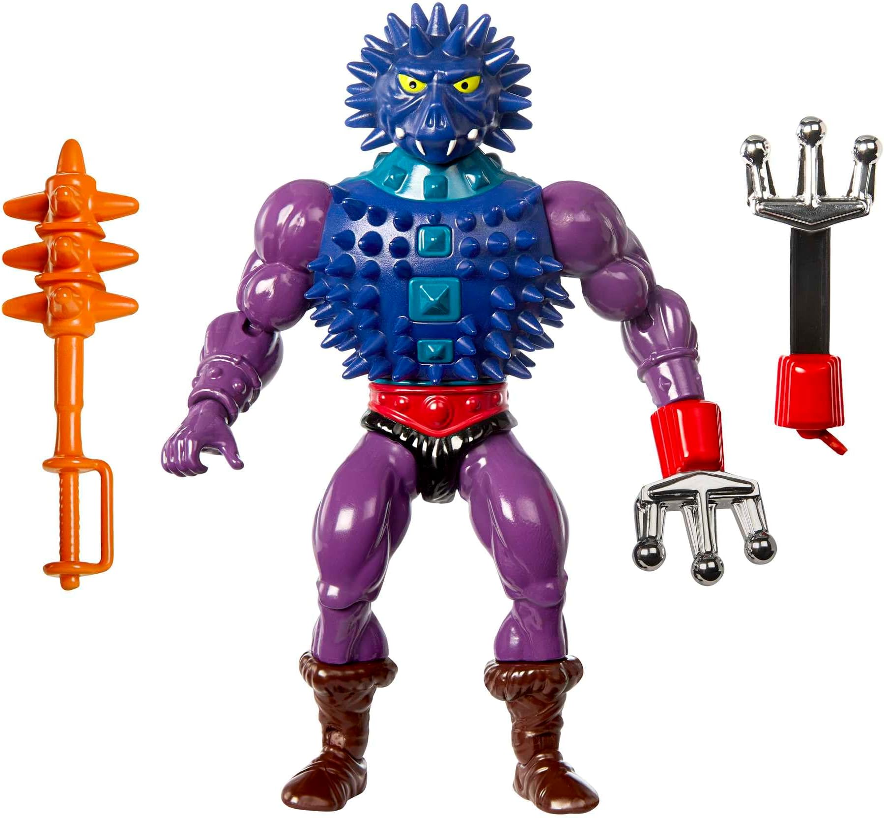 Masters of the Universe Origins Toy, Rise of Snake Men Spikor, Articulated Collectible MOTU Figure with Accessory and Mini Comic, HKM79