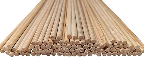 Miniatura 5 de Aqibera Brochetas de bambú de 14 pulgadas para barbacoa, aperitivo, fruta, cóctel, kebab, kabob, parrilla, fuente de chocolate, cocina, manualidades