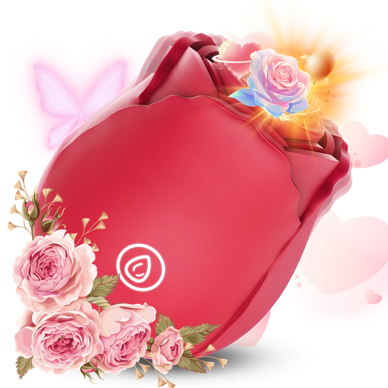 Juguete de rosas 2025, nuevo succionador de clítoris mejorado, vibradores de rosas para mujeres, vibrador de flores, juguete para adultos, 10 velocidades, juegos de pareja, HJX4 para adultos