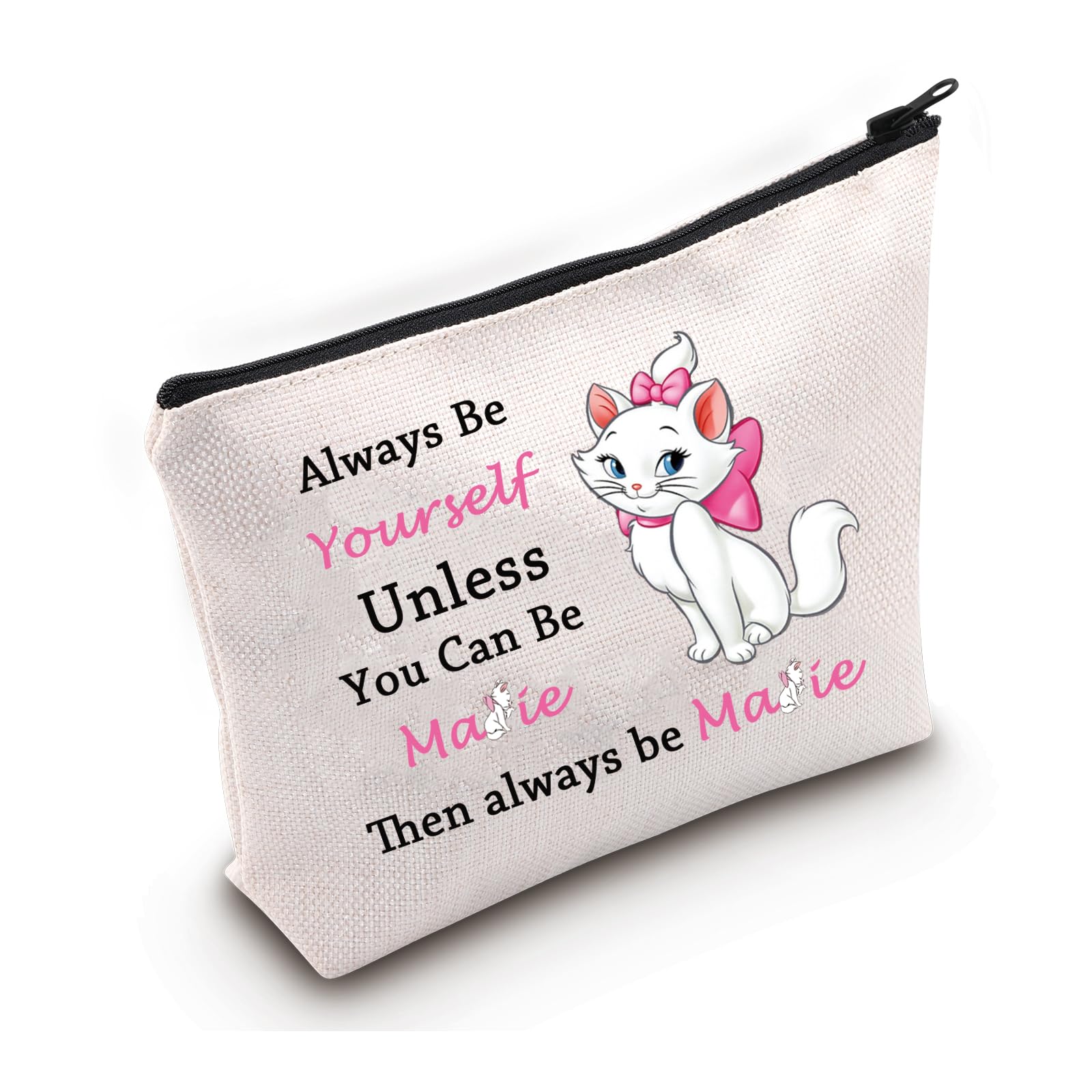 TSOTMO Cat Makeup Bag Cat Ladies Gift Cartoon Merchandise for Pet Animal Lover Kitty Gift