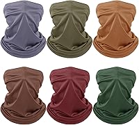 Vista 8 de Geyoga 6 piezas de protección UV para el verano, polaina de cuello refrescante, ropa para la cara, polaina para cuello, bufanda, protector solar