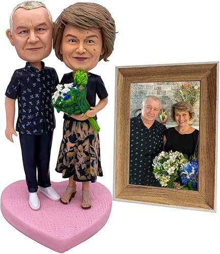 coloves Personalized Fully Custom Made Figure Bobblehead Two - Anniversary Gifts For Husband