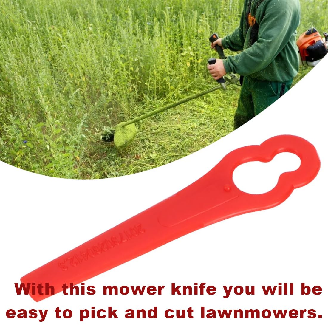 60 Lame Ricambio Per Decespugliatore - Plastica ABS, Per Tagliabordi | Manutenzione Giardino - Foto 11