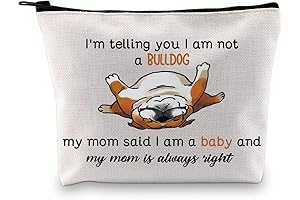 Bulldog Cosmetic Bag: The Perfect Gift for English Bulldog Lovers