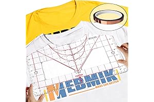 T-Shirt Ruler Guide for Vinyl Alignment, T-Shirt Ruler to Center Design, T-Shirt...