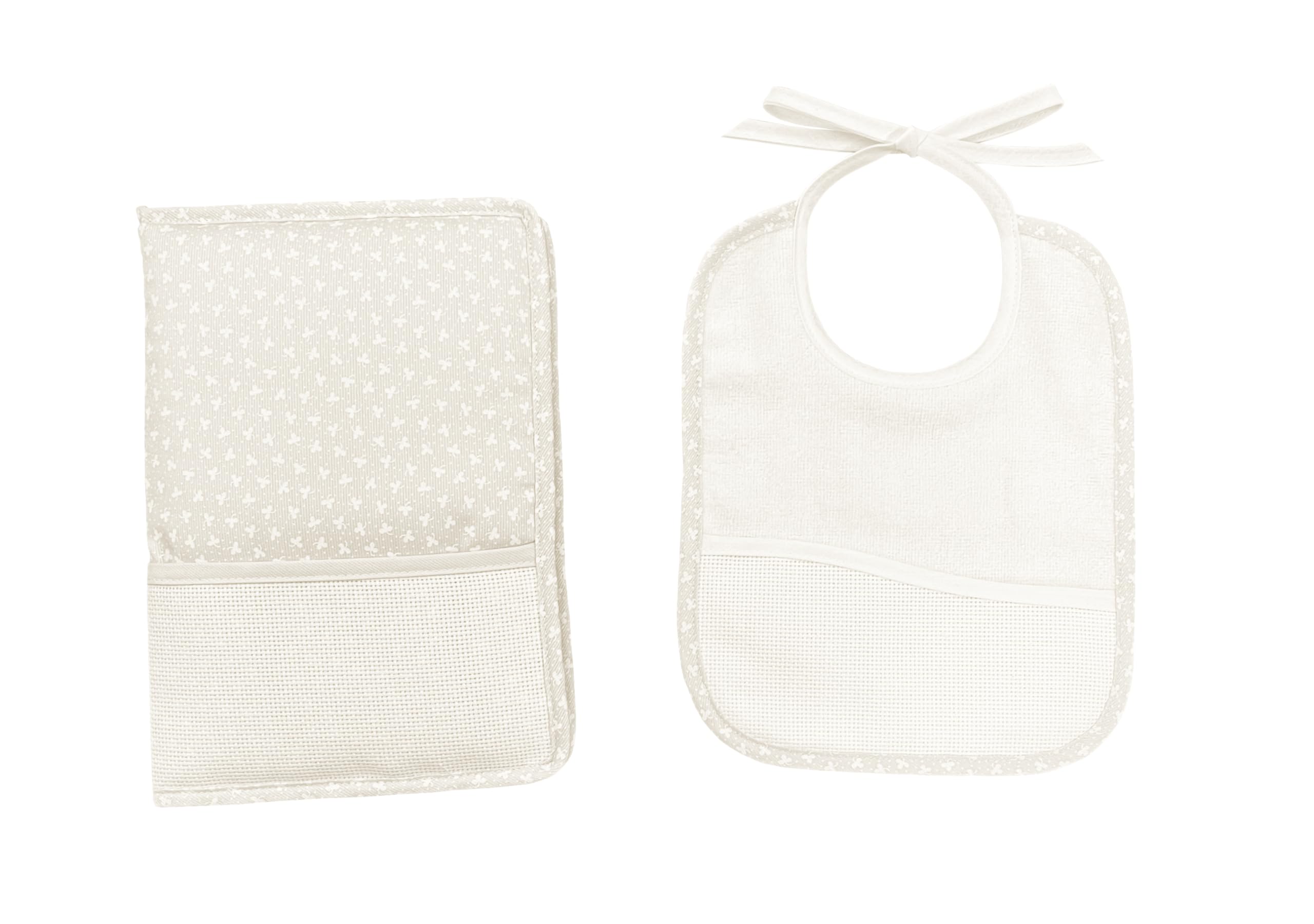 FILET Funda Para Libro De Sanidad Infantil – Bordable Con Tela Aida 14 CT, Hecho En Italia, Color Azul – Carné De Salud Del Niño