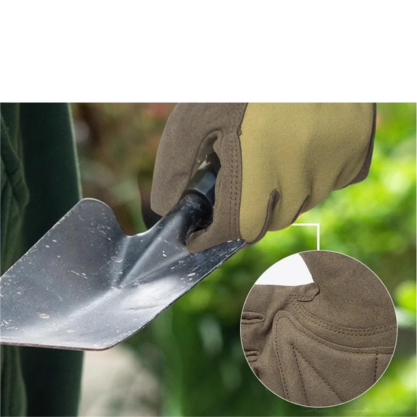 1 par de guantes largos jardinería a prueba espinas, jardín for podar rosas, trabajo transpirables for cavar, plantar y Para jardinería(Deep Green,L)