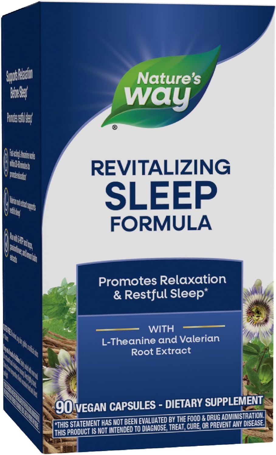 Nature’s Way Fatigued to Fantastic! Revitalizing Sleep Formula, Promotes Restful Sleep*, 90 Capsules
