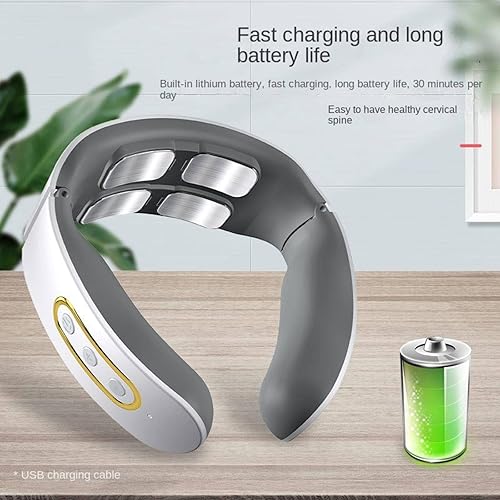 Miniatura 3 de FARZI Inteligente Vértebra cervical de cuatro cabezas aparato terapéutico pulso de carga portátil masajeador de hombros y cuello masajeador de cuello