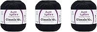 Vista 26 de Aunt Lydia Classic Dark Royal Crochet – 3 unidades de 350y/1,049.9 ft – Algodón – Calibre 10 – Crochet