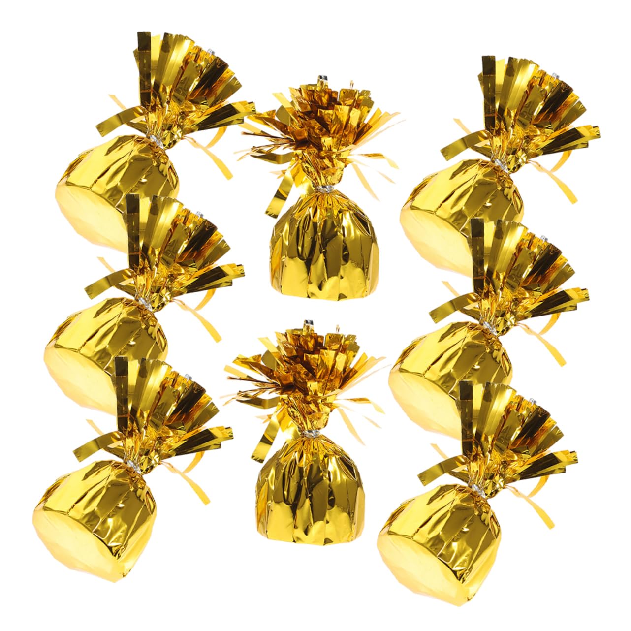 Mikikit 8pezzi Pesi Per Palloncini Dorate Per Palloncini Pesanti Supporti Per Palloncini Accessori Per Metallici Pesi Per Decorazioni Dorate Per Feste Compleanno