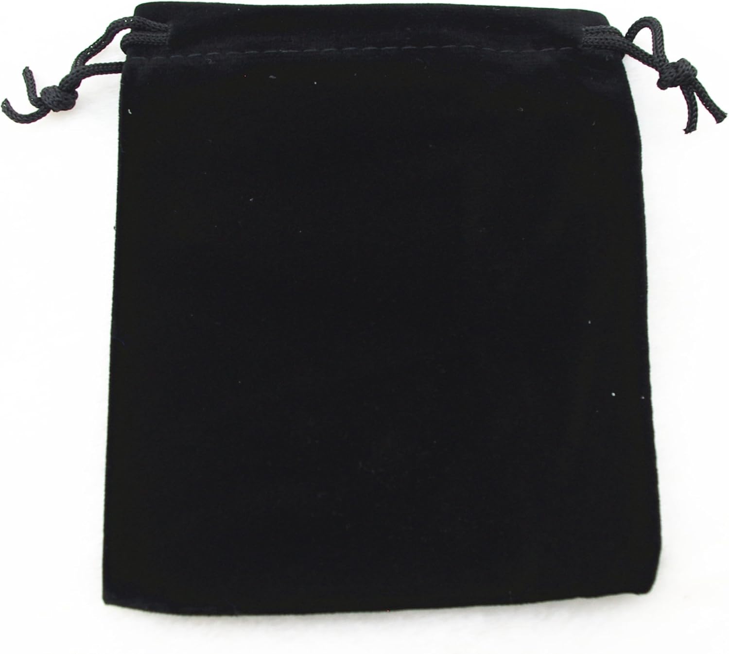 AEAOA Gift Bags, Pack of 25 Pieces 4.8" X 3.6" Velvet Drawstring Jewelry Pouches, for Candy, Pins, Jewelry, Treats, Birthday Party Favors (Black) - Image 4