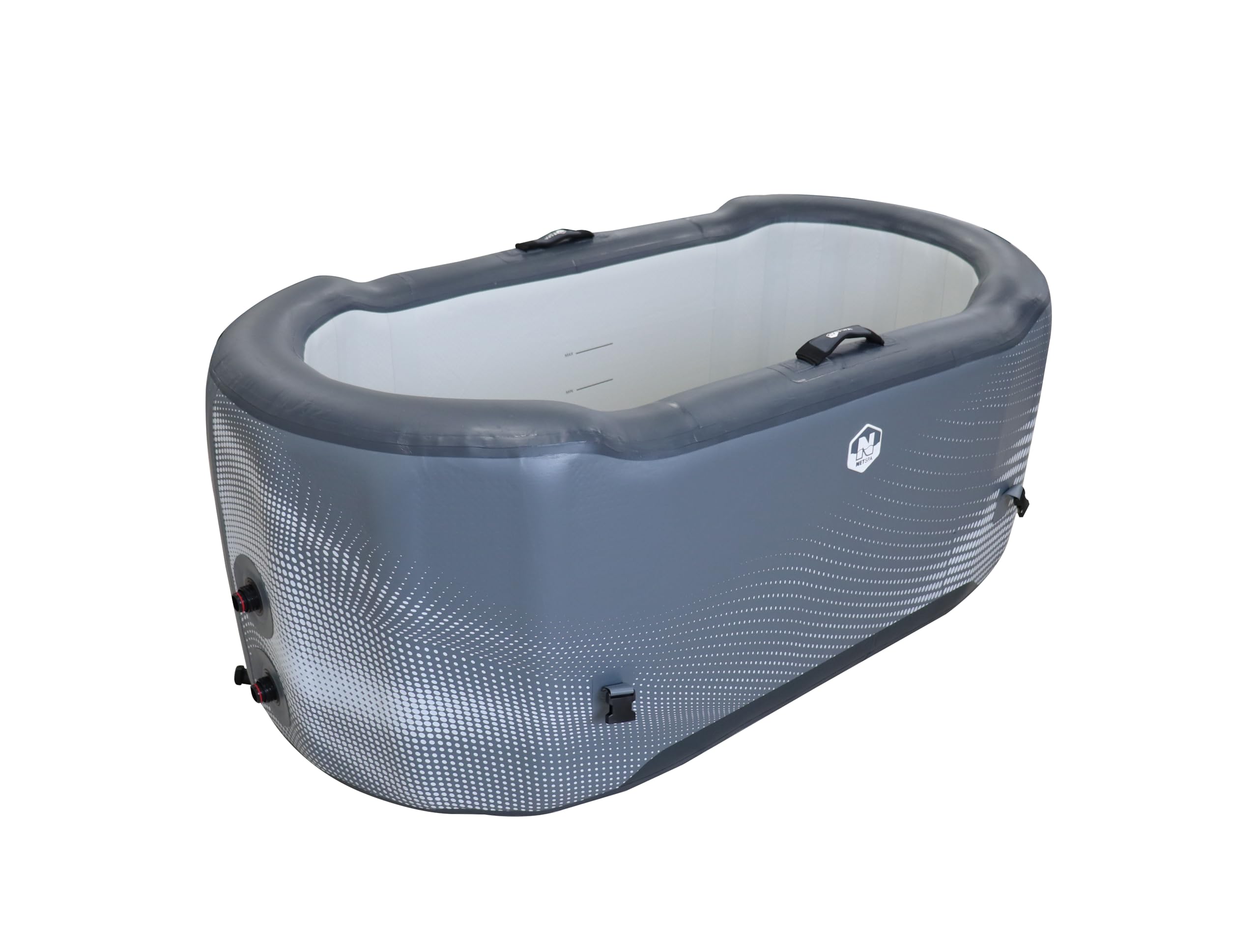 N NETSPA Järvi Pack Chiller 5 kW – Ice Bath portátil Drop-Stitch con enfriamiento 3 °C a 42 °C, Chiller ultraeficiente, Compatible con Hielo, WiFi, instalación rápida Plug & Play
