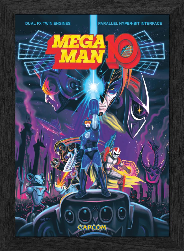 Amazon.com: Level Up Labs Pixel Frames PLAX: Mega Man: Robot