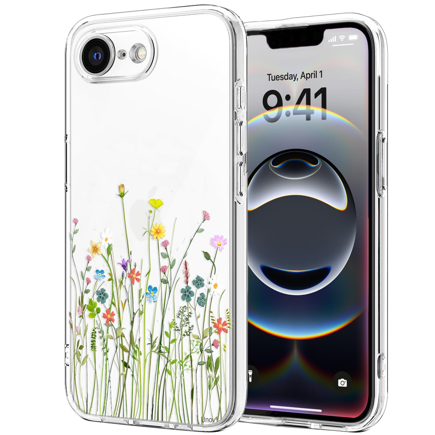 Iphone 14 Pro Hülle Unov IPhone 14 Hülle Transparent - TPU Schutzhülle Mit  Wellen-Muster Schutzhülle Mit Muster, image size:1502x1502