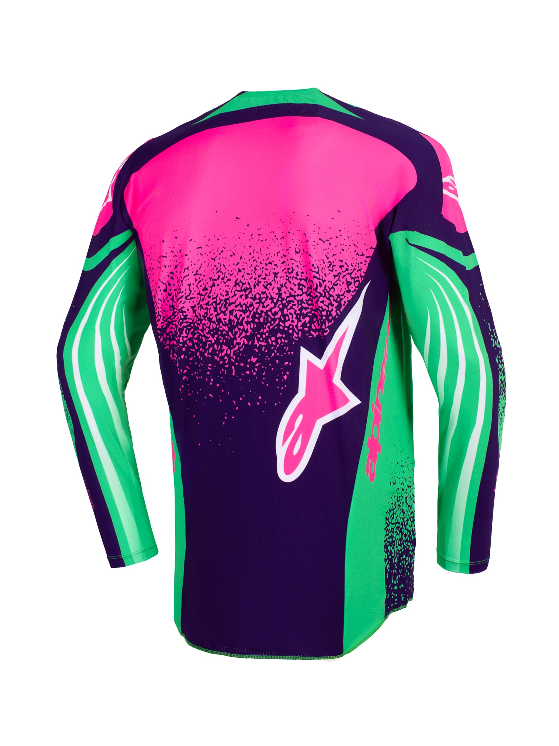 Alpinestars Techstar Nomur Maglia da motocross, lilla, S