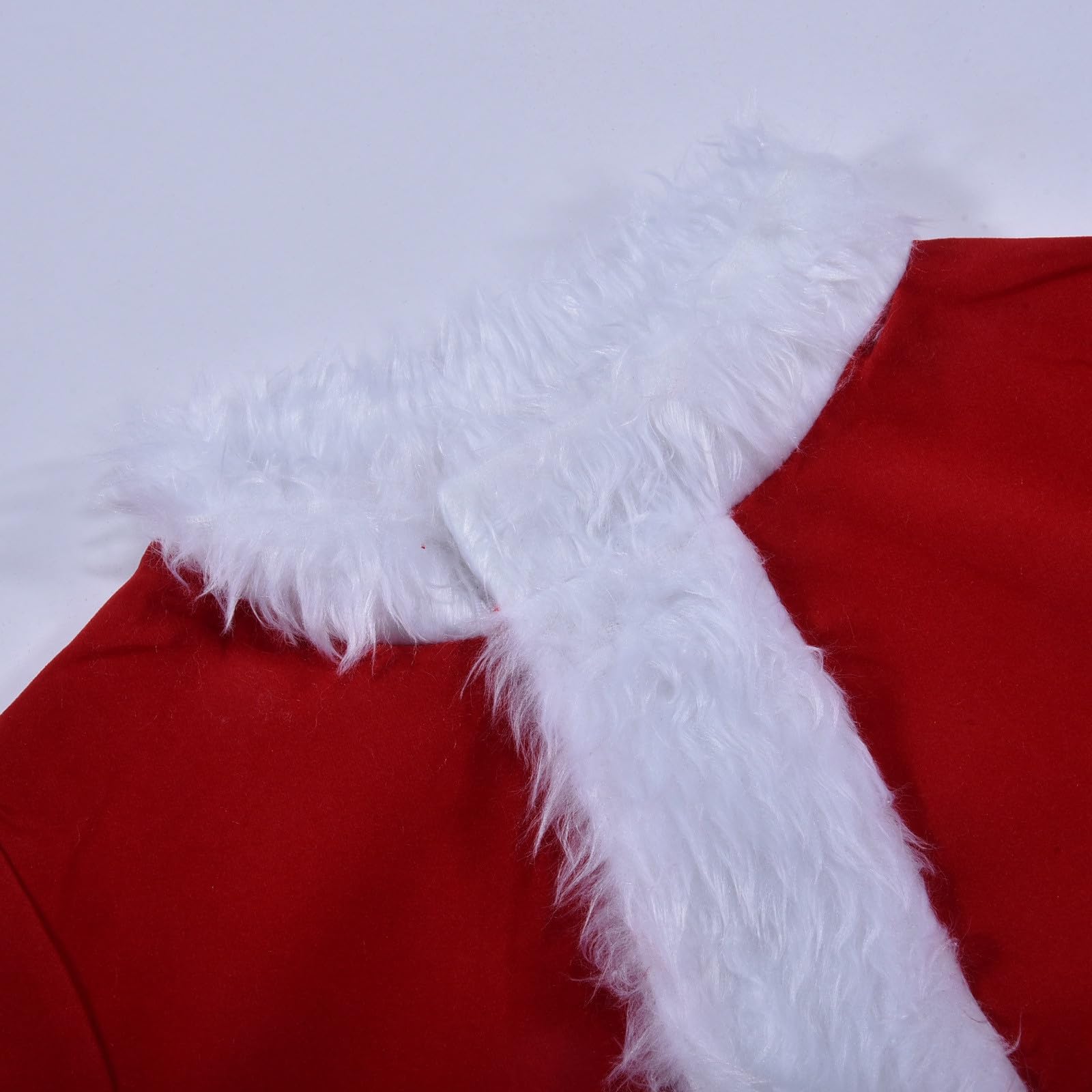 DéGuisement Halloween Enfant, Costume De NoëL Enfant pour Spectacle De FêTe Tenue De PèRe NoëL ÉLéGante en Style Cour