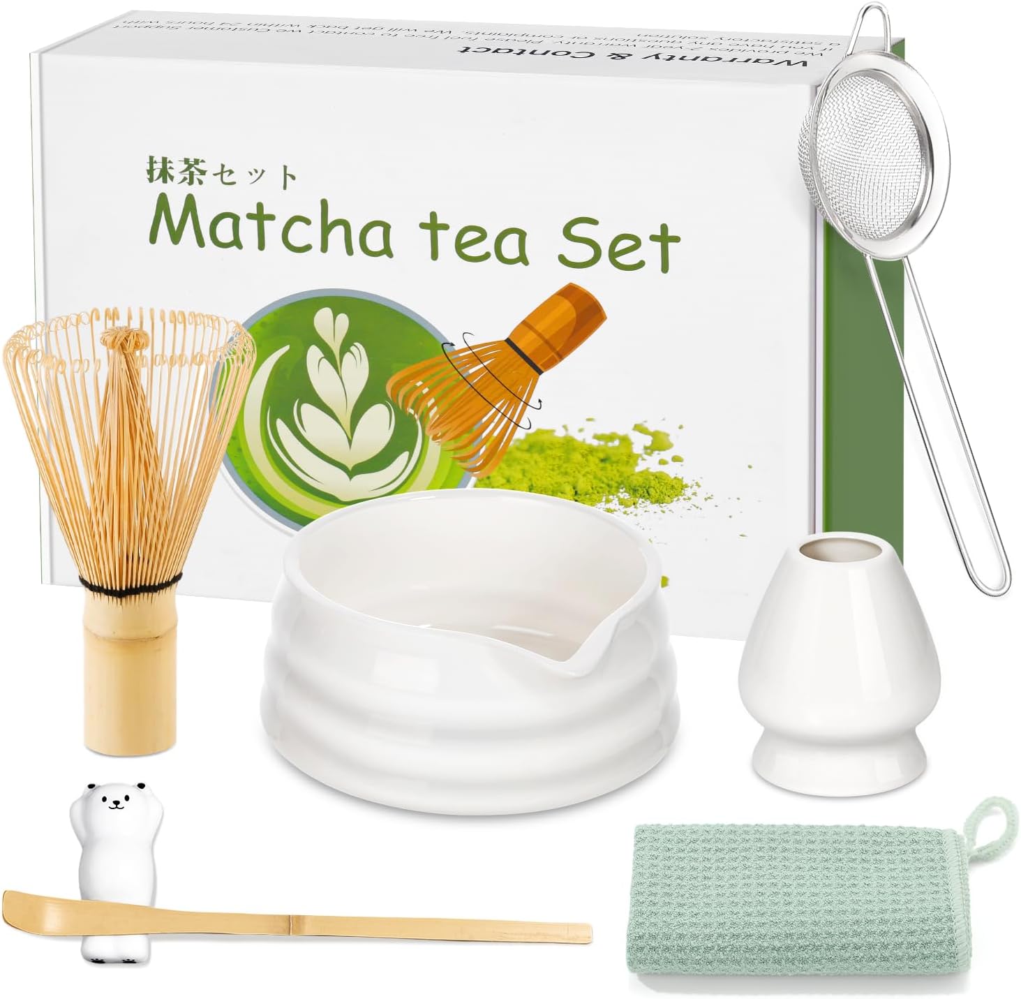 Matcha Set Pink 6-teilig - Komplettes Matcha Zubehör In Rosa